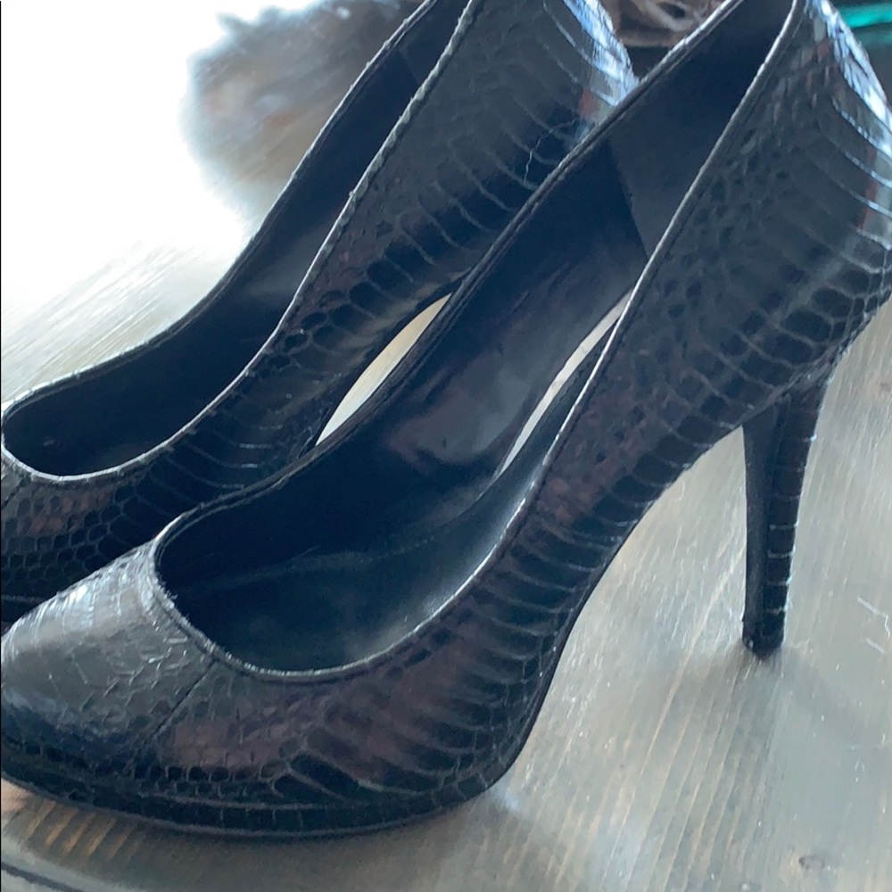 Ralph Lauren Black Label Snakeskin heels